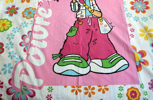 Vintage Housse de couette Poivre Blanc