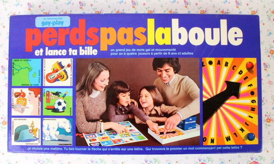 Vintage Jeu de société "Perds pas la boule"