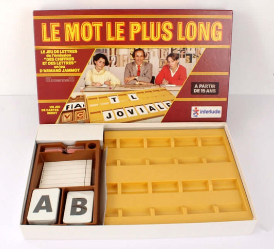 Jeu de société Le mot le plus long