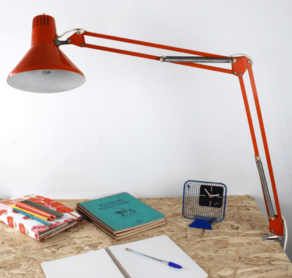 lampe-architecte-orange-vintage-articulee