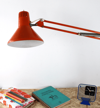 lampe-architecte-orange-vintage-articulee