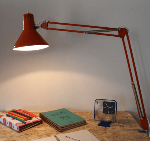 lampe-architecte-orange-vintage-articulee