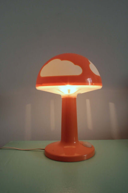 Vintage Lampe à poser Ikea Skojig orange