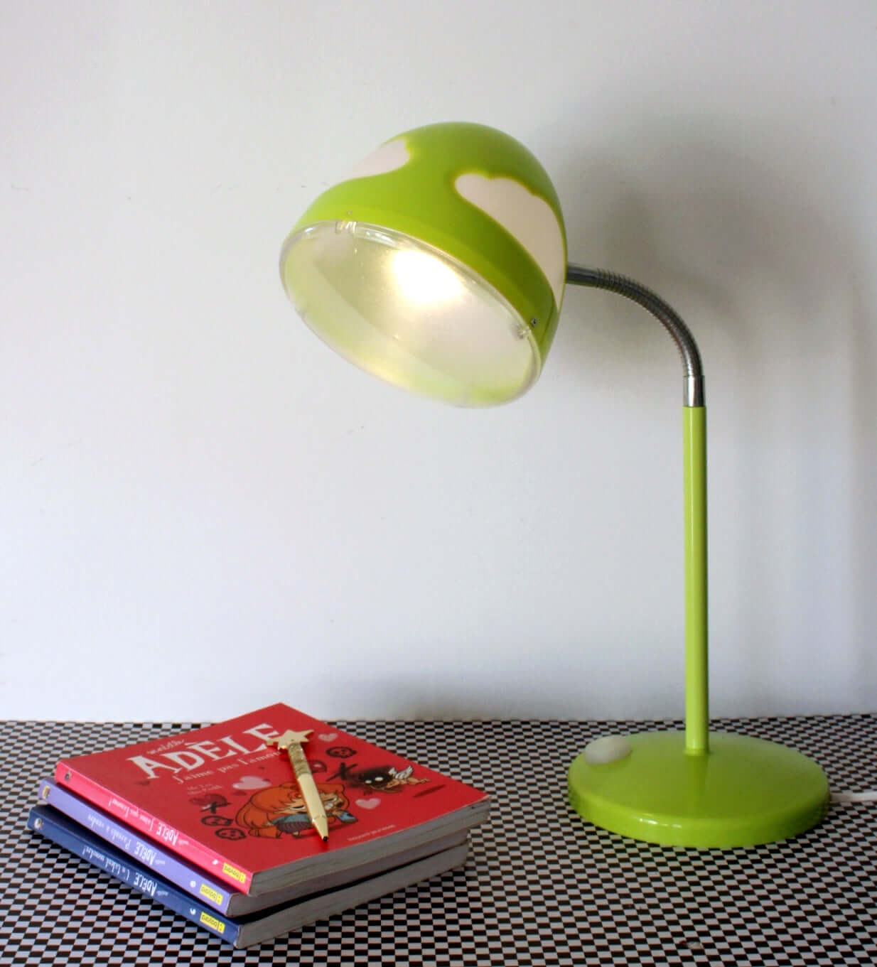 Lampe de bureau verte Skojig Ikea