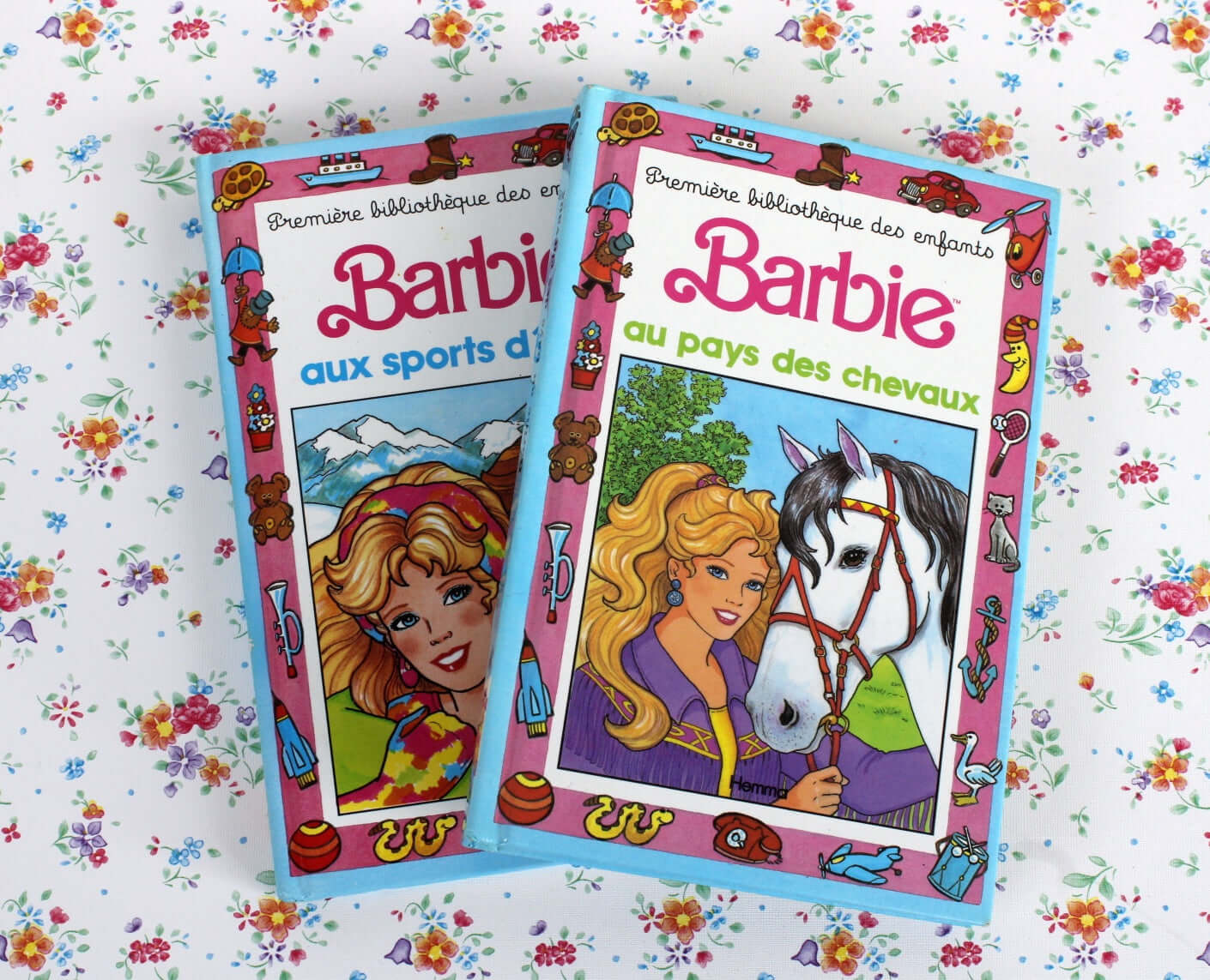 Vintage Livre Barbie au pays des chevaux