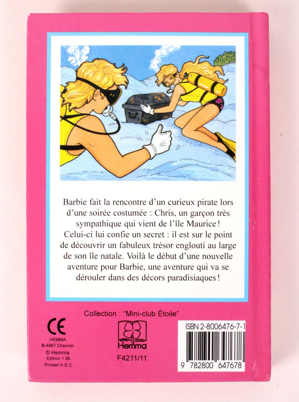 Livre de poche Barbie années 90