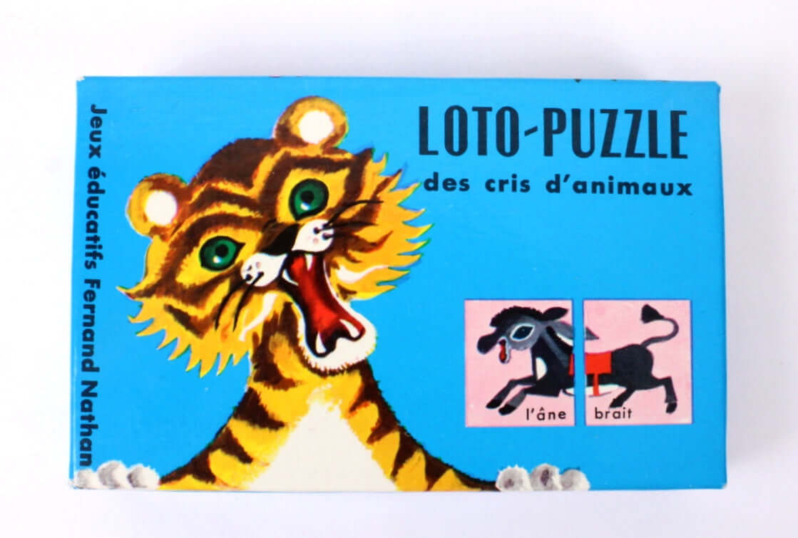 Loto-Puzzle des cris d'animaux Fernand Nathan