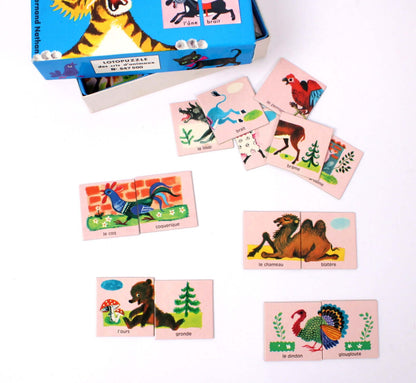 Loto-Puzzle des cris d'animaux Fernand Nathan