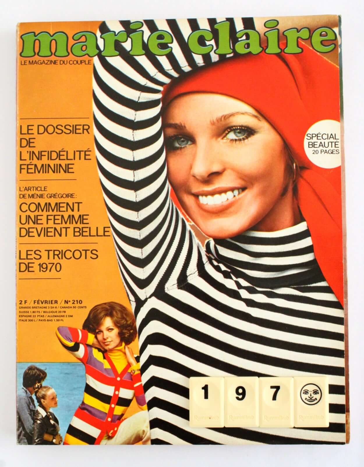 Magazines Marie-Claire années 60-70 vintage