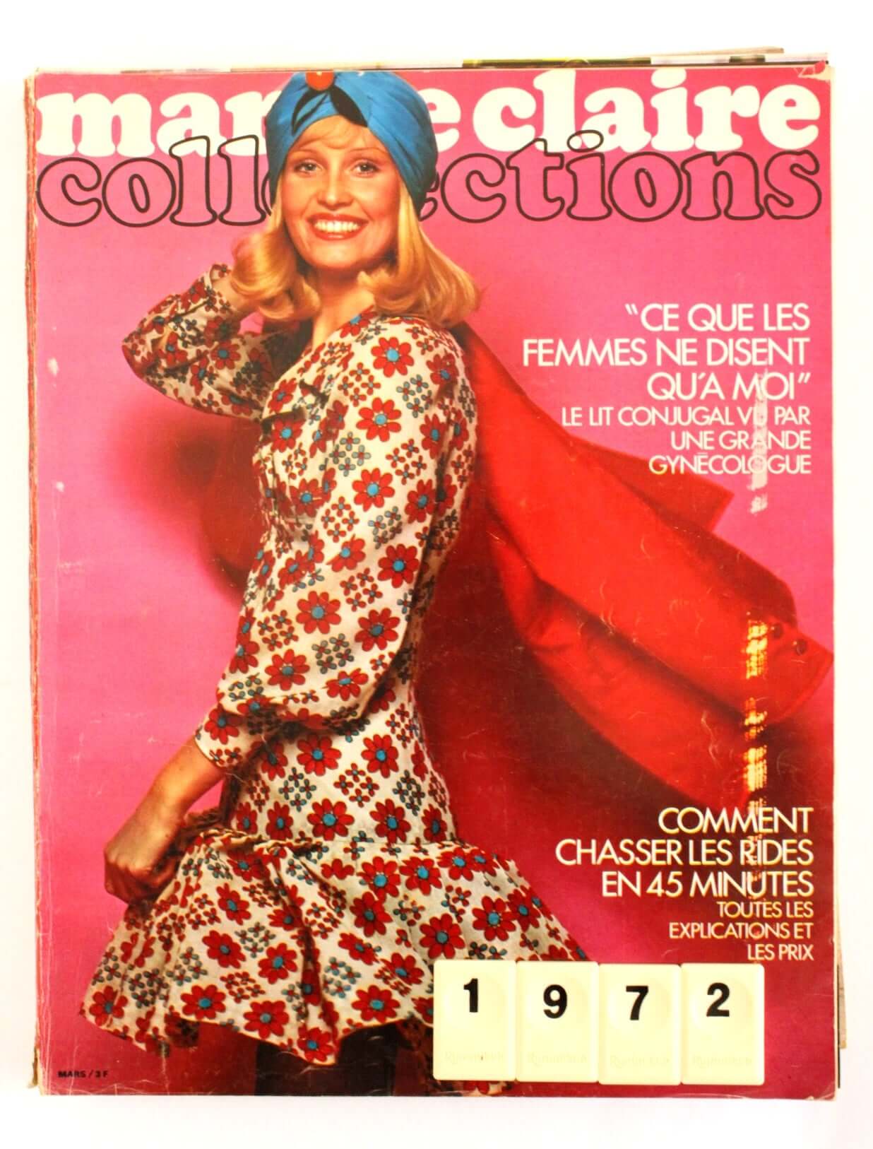 Magazines Marie-Claire années 60-70 vintage