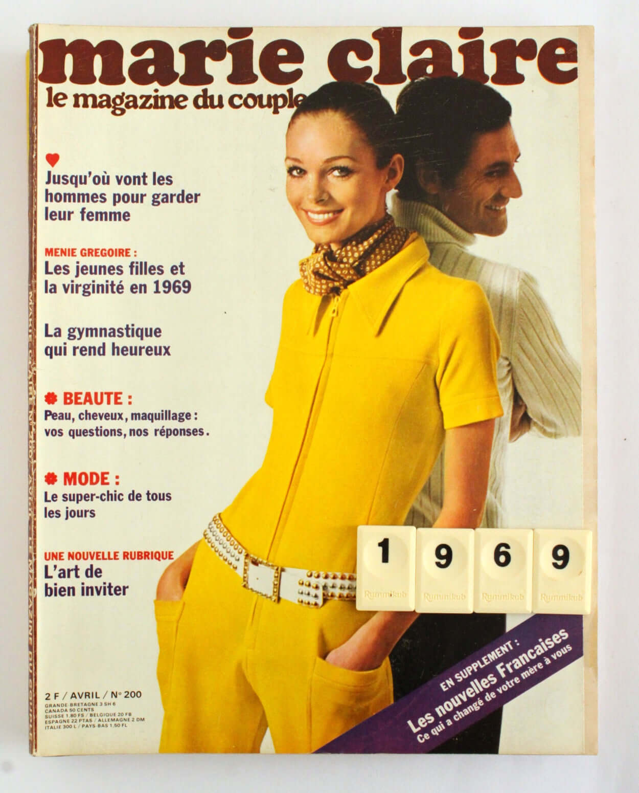 Magazines Marie-Claire années 60-70 vintage