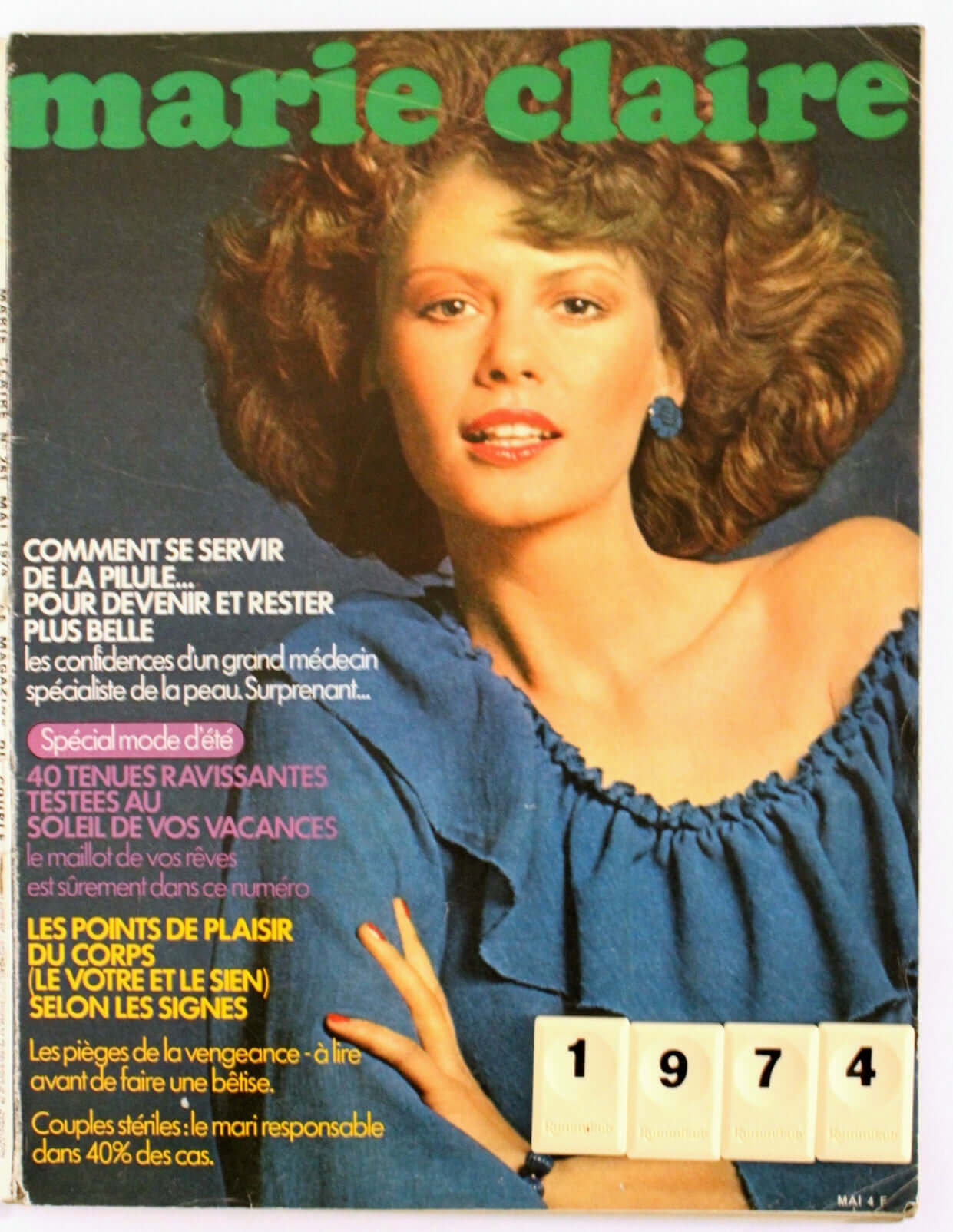 Magazines Marie-Claire années 60-70 vintage