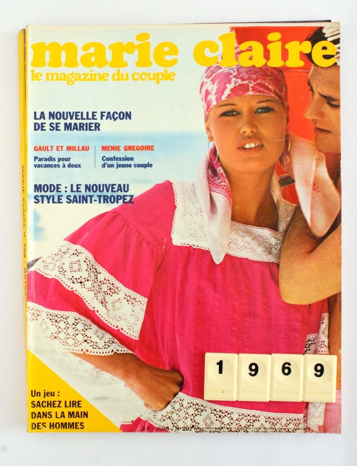 Magazines Marie-Claire années 60-70 vintage