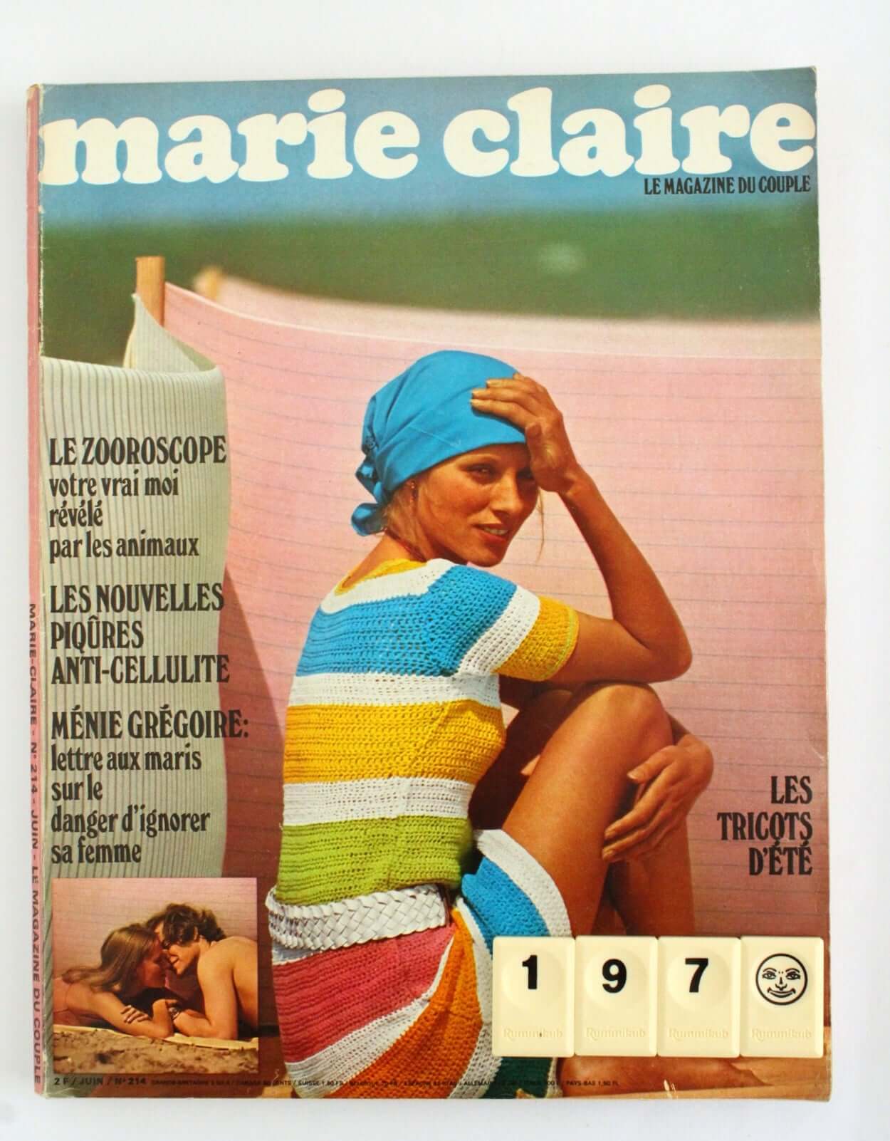 Magazines Marie-Claire années 60-70 vintage