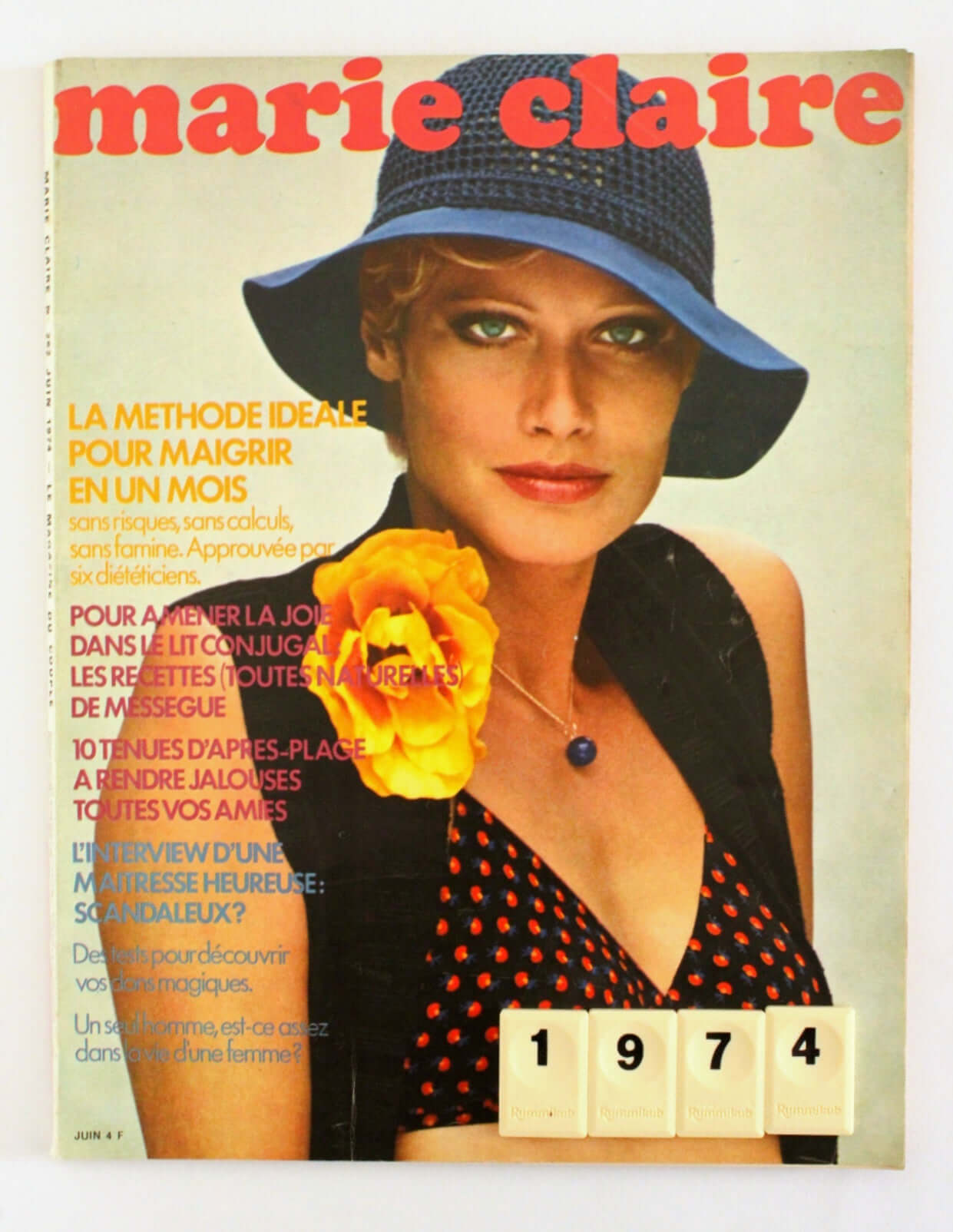 Magazines Marie-Claire années 60-70 vintage