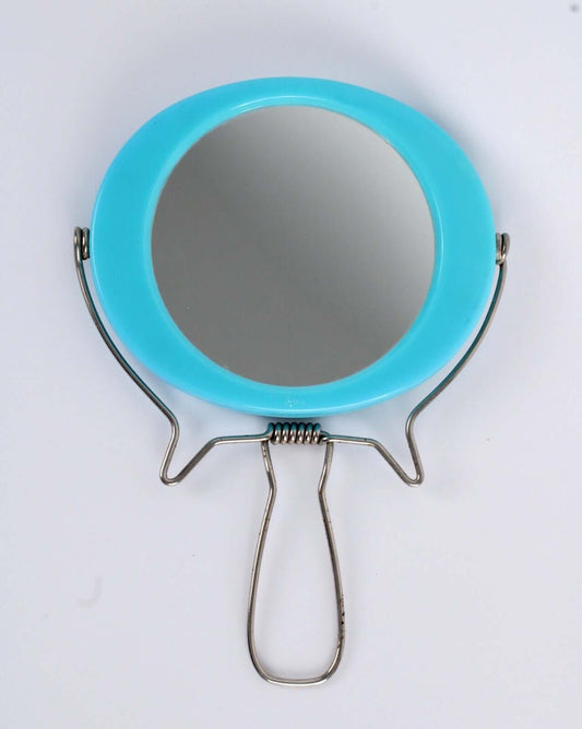 Vintage Miroir ovale à main ou à poser