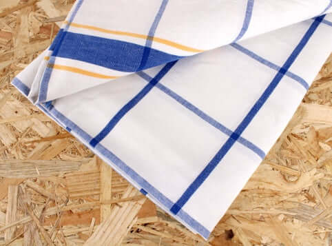 Nappe en lin vintage décor torchon