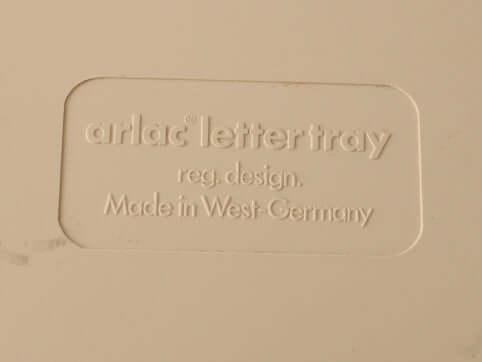 Organiseur de bureau vintage Arlac West Germany