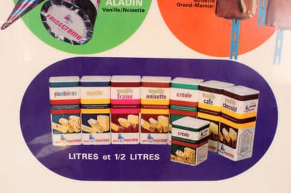 Panneau publicitaire glaces Frigécrème