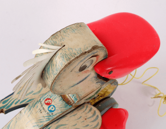 Pélican à Tirer "Big Bill" – Jouet Vintage Fisher-Price