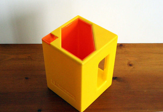 Vintage Ancien pichet publicitaire Teisseire "cube"