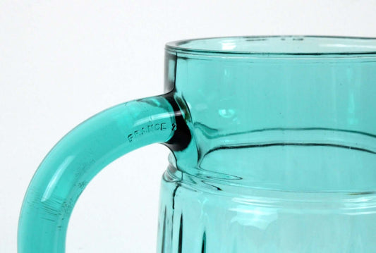 Vintage Pichet en verre coloré