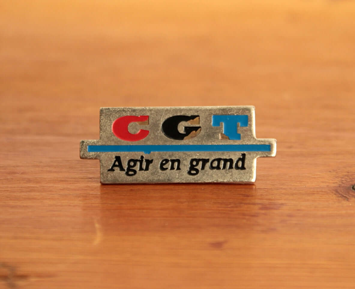 Vintage Pin's Confédération Générale du Travail (CGT)