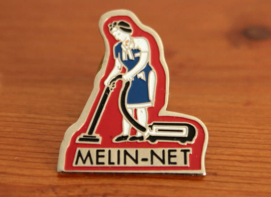 Vintage Pin's publicitaire entreprise Melin-net