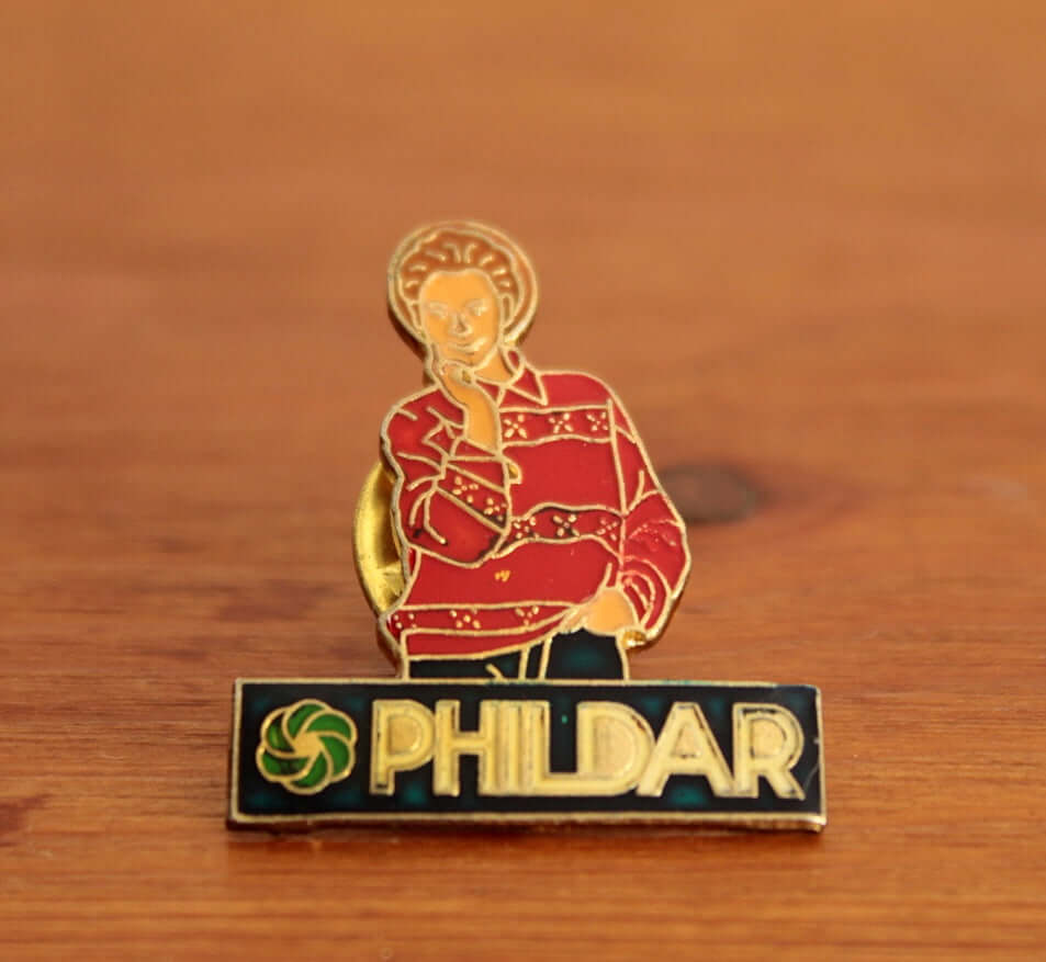 Vintage Pin's publicitaire Phildar