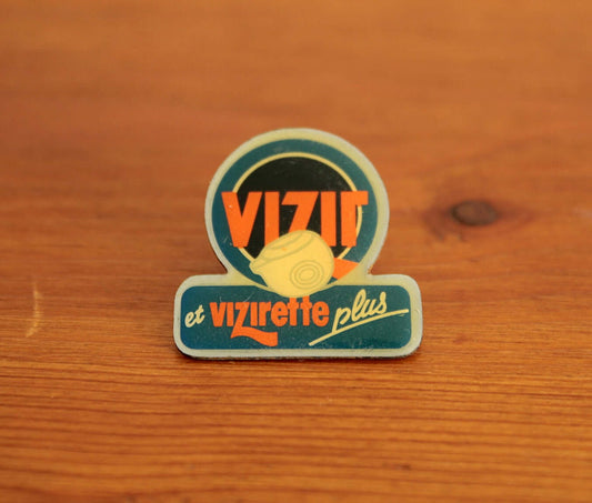 Vintage Pin's publicitaire lessive Vizir