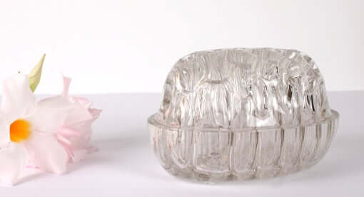 Grand pique-fleurs ovale vintage