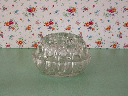 Vintage Pique-fleurs en verre