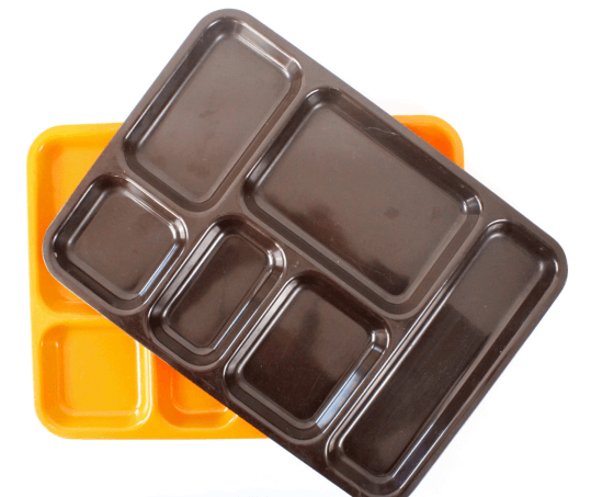Plateaux de Service à Compartiments – Plastique Vintage