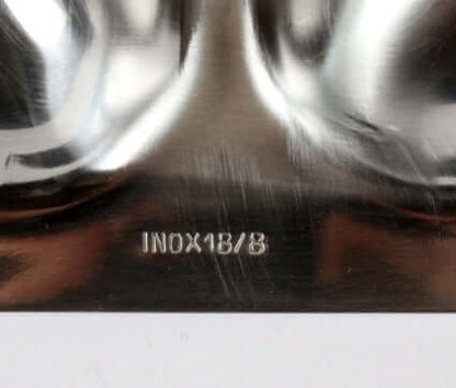 Plateau compartimenté en inox vintage