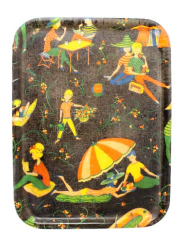 Plateau vintage en fibre de verre