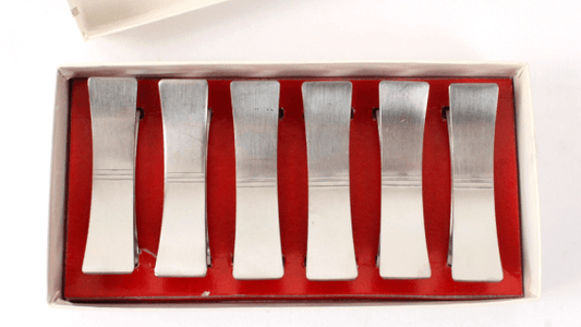 Lot de Porte-Couteaux Inox Signés Rémy Letang – NEUF Sous Emballage