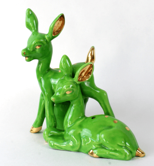 Porte-crayon vintage en céramique