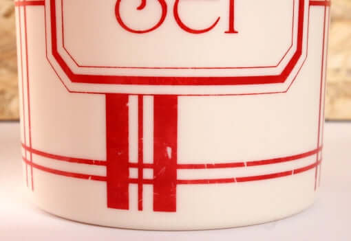 Pots à épices en plastique vintages