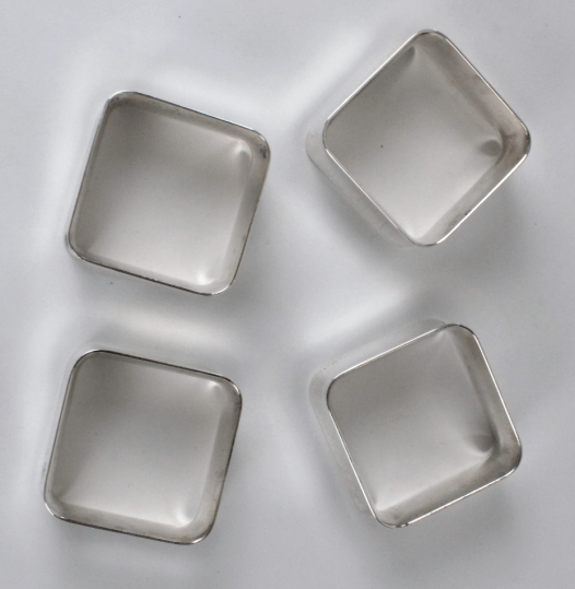 Ronds de serviette inox vintage