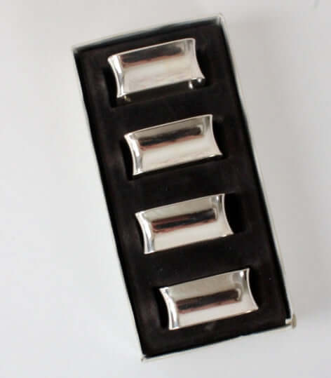 Ronds de serviette inox vintage