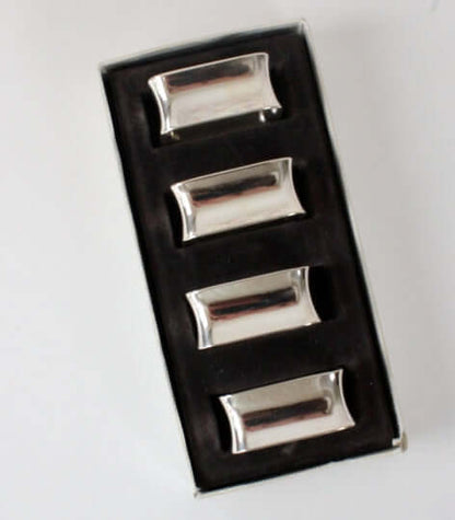 Ronds de serviette inox vintage