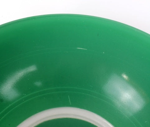 Saladier Duralex vert vintage