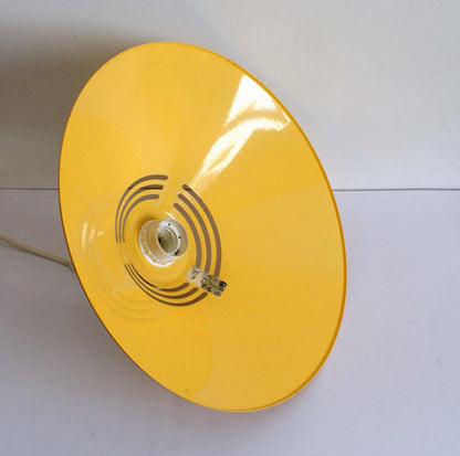 Vintage Grande suspension jaune 80's