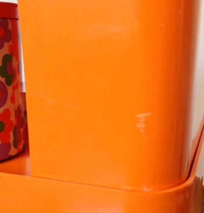 Desserte Flair vintage orange Prisunic