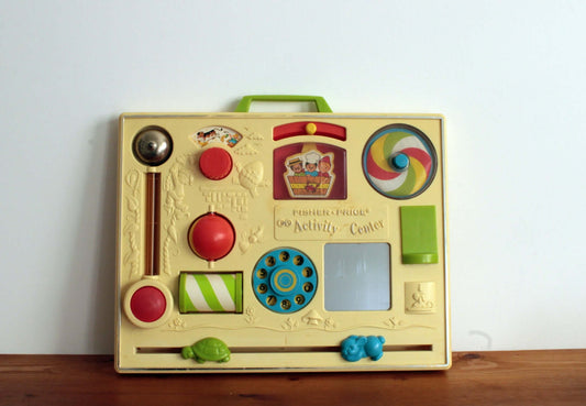 Vintage Tableau d'éveil Activity center Fisher Price