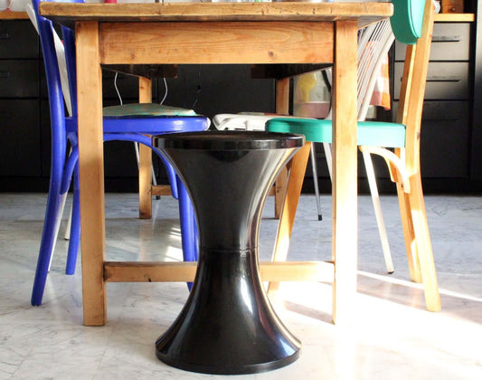 Vintage Tabouret Tam Tam noir