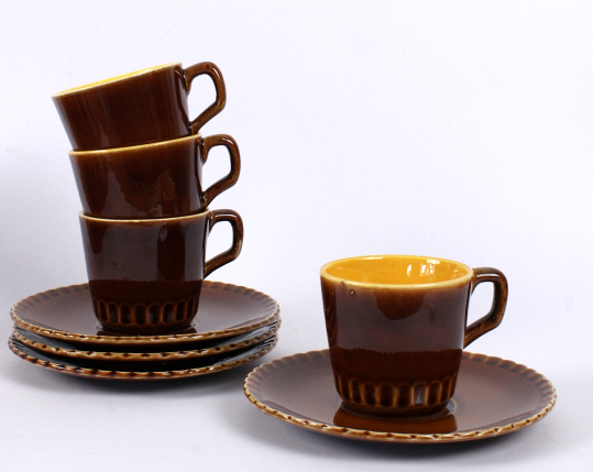 Tasses à café anciennes Sarreguemines