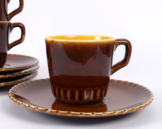 Tasses à café anciennes Sarreguemines