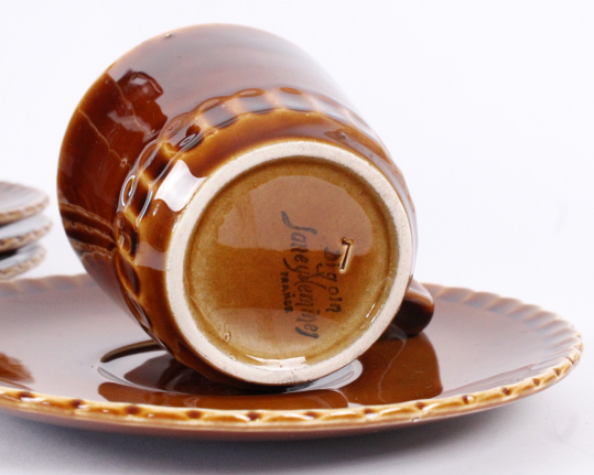 Tasses à café anciennes Sarreguemines