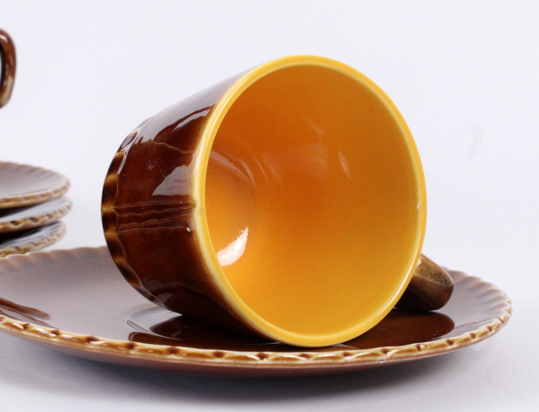 Tasses à café anciennes Sarreguemines